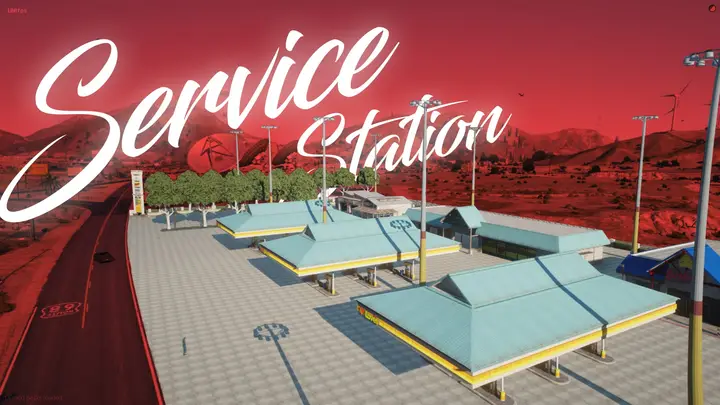 Preview of [MAP] Service Station | Route 68 | Hunz3D