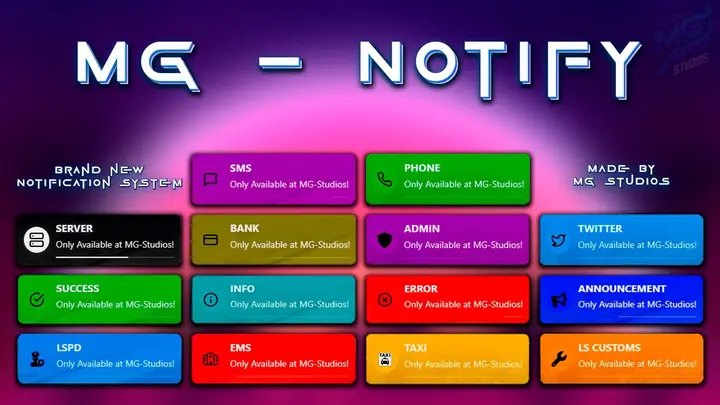 Preview of 🔔 MG Notify - Standalone Notification System