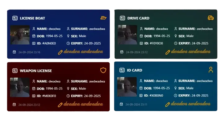 Preview of LGF Document System (License System)
