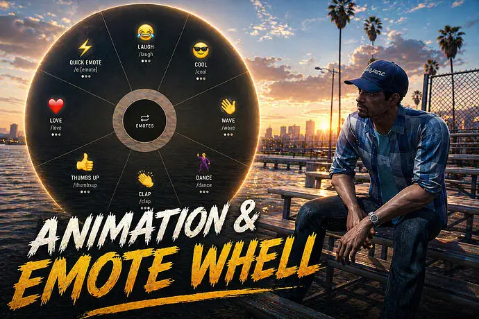 Preview of Animation & Emote Whell [STANDALONE]