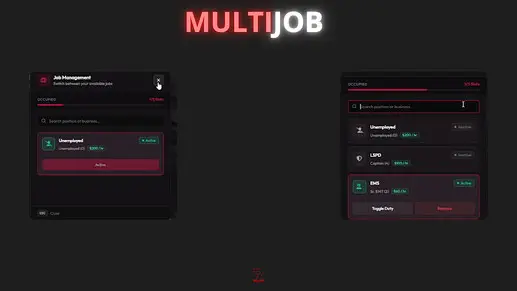 Preview of [FREE] Multijob | Renovax Scrtips