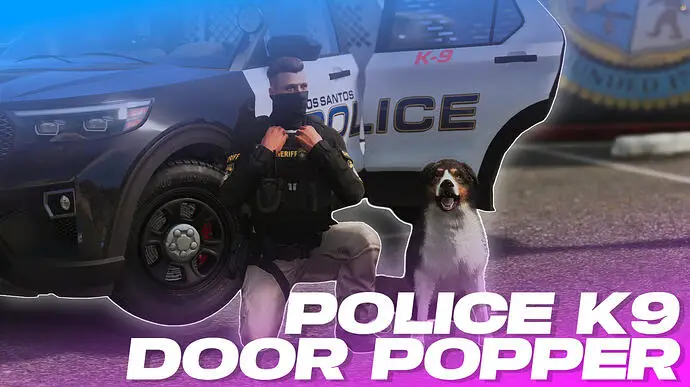Preview of [FREE] FiveM K9 Door Popper Script with Sounds