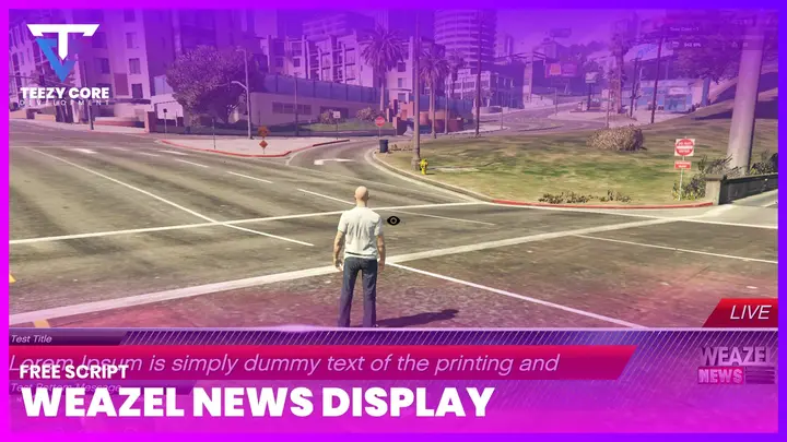 Preview of [FREE] [STANDALONE] Weazel News Display