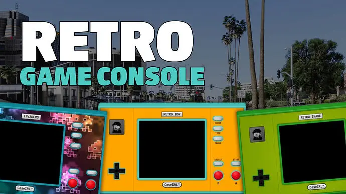 Preview of Retro Games Console (iFrame Loader)