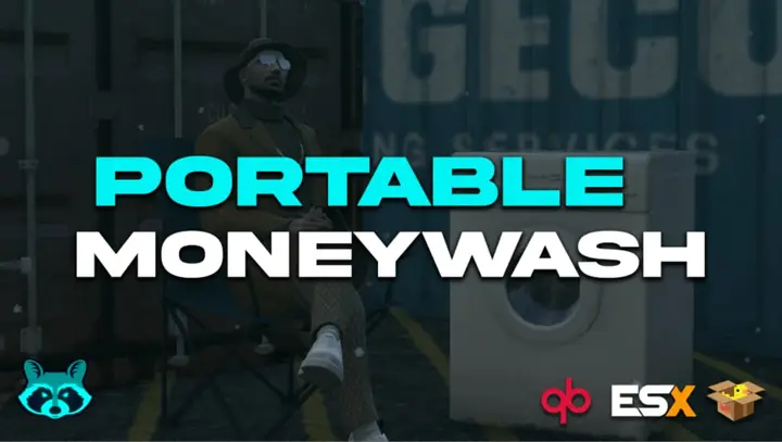 Preview of [FREE][ESX/QB/QBX] Advanced Portable Moneywash