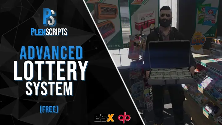Preview of [FREE] Advanced Lotterysystem [QB / ESX]