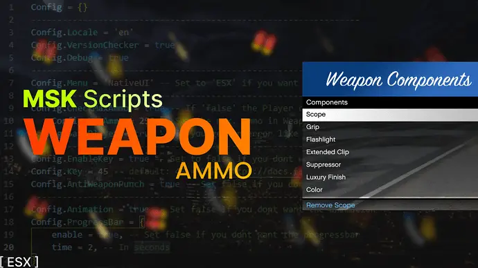 Preview of [ESX] MSK WeaponAmmo | Clips, Components & Tints
