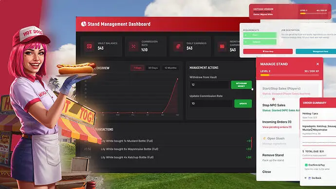 Preview of FREE Most Advanced and Detailed All In One Hot Dog script v2