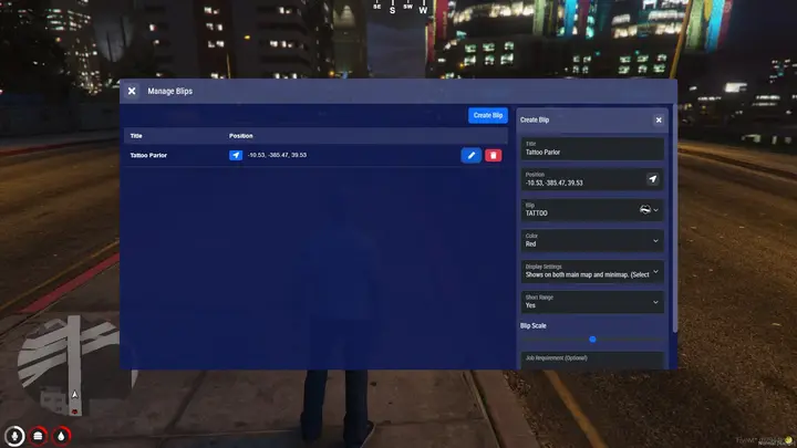 Preview of [FREE] QBCore & ESX - Blips Manager
