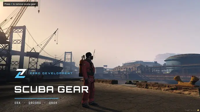 Preview of Zero Development | Scuba Gear | ESX / QB / QBOX