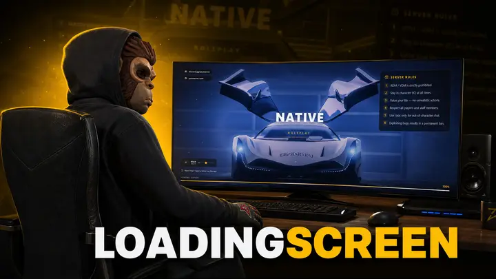Preview of [Free] ns-loadingscreen 🎬 — A Modern Loading Screen for Your FiveM Server