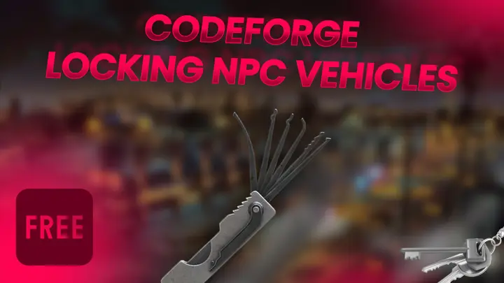 Preview of [FREE] Best Script for Locking NPC Vehicles + Lockpicking with Police Alert | [ESX/QB]