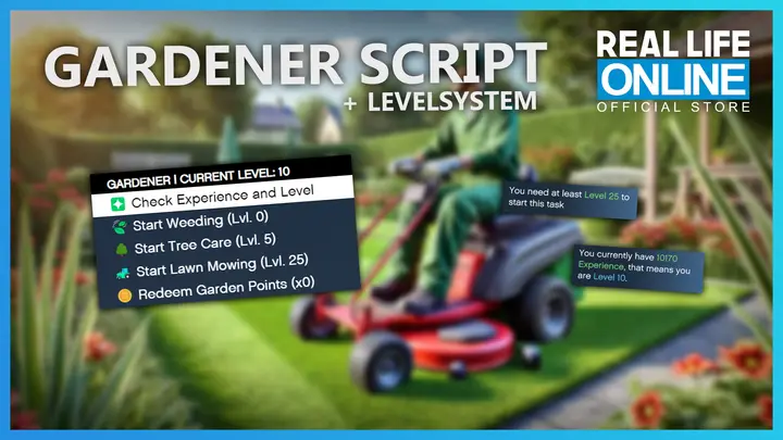 Preview of [ESX] [FREE] Gardener Minijob with Level System