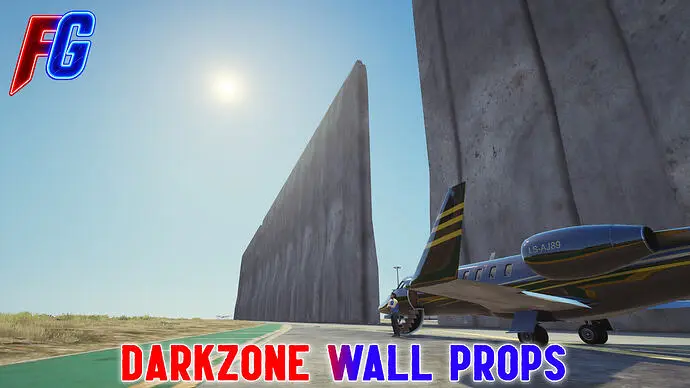 Preview of Darkzone Wall Props - FREE
