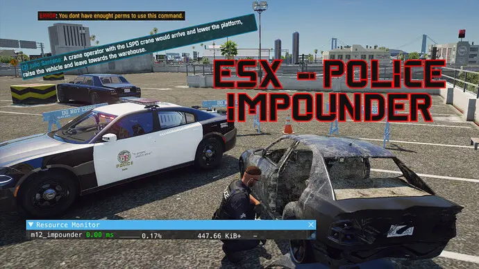 Preview of [FREE] [ESX] M12 - Police impounder