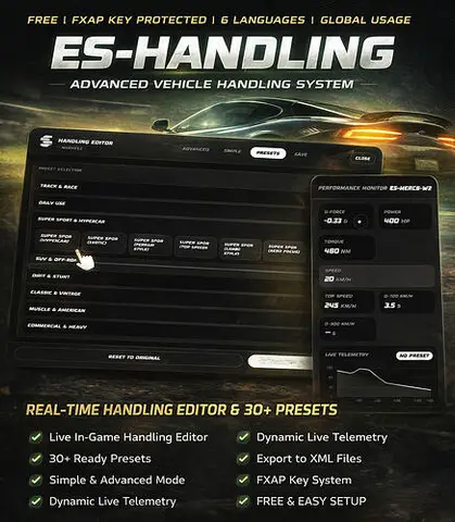 Preview of ES-HANDLING — Advanced Vehicle Handling System (FREE)