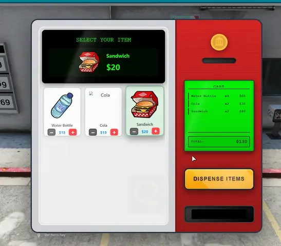 Preview of [FREE] Advanced Vending Machine Script